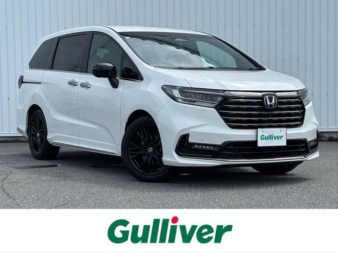 新着情報“オデッセイハイブリッドe:HEVアブソルート・EXブラックエディション”2023年式プラチナホワイトパール入荷しました！