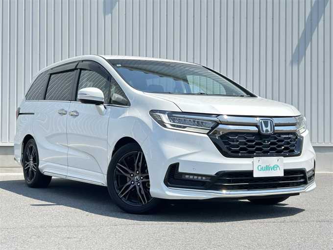 新着情報“オデッセイハイブリッドe:HEVアブソルート・EX”2021年式プラチナホワイトパール入荷しました！