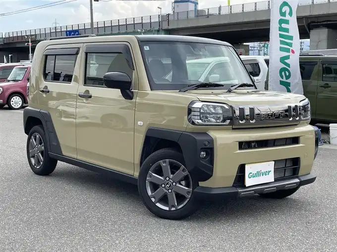 新着情報“タフトGターボ ダーククロムベンチャー”2024年式サンドベージュメタリック入荷しました！