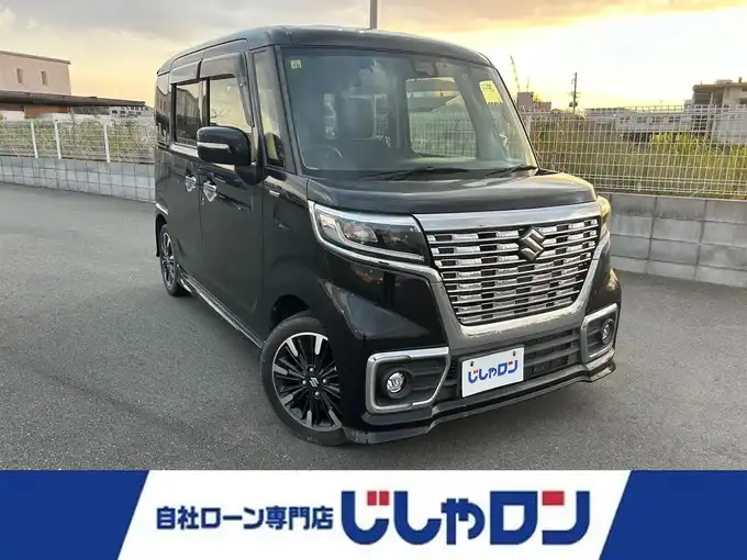 新着情報“スペーシアカスタムハイブリッドXS”2018年式ブルーイッシュブラックパール3入荷しました！