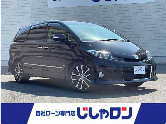 新着情報“エスティマアエラス レザーパッケージ”2014年式ブラック入荷しました！