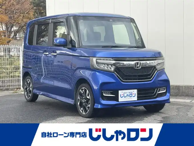 新着情報“Ｎ－ＢＯＸカスタムG・Lターボホンダセンシング”2018年式ブリリアントスポーティブルーメタリック2トーン入荷しました！