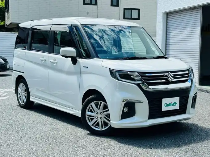 新着情報“ソリオハイブリッドMZ”2022年式ピュアホワイトP入荷しました！