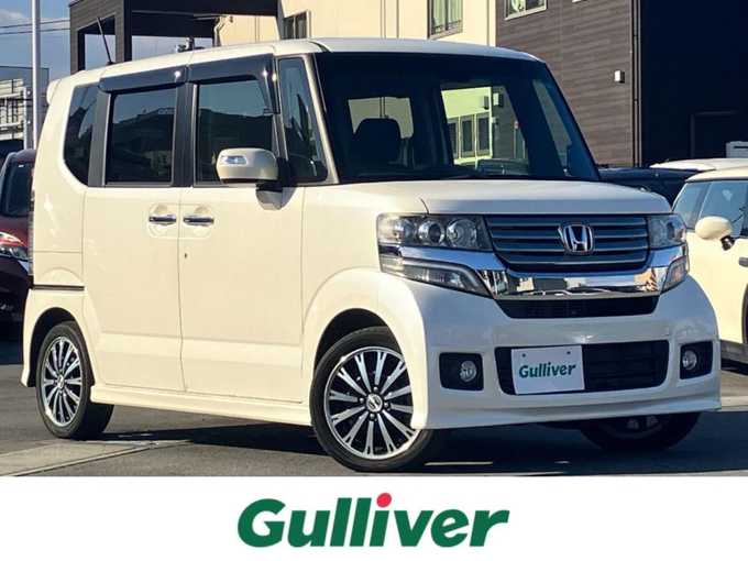 新着情報“Ｎ－ＢＯＸカスタム2トーンカラースタイル G特別仕様車ターボSSパッケージ”2014年式プレミアムホワイトパール入荷しました！