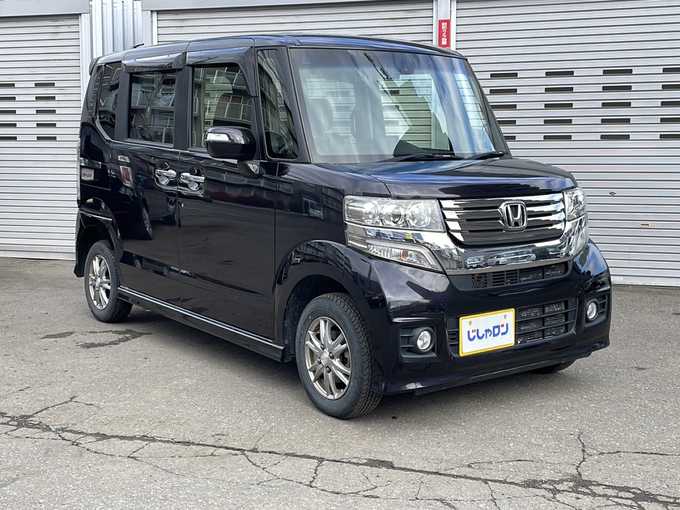 新着情報“Ｎ－ＢＯＸカスタム2トーンカラースタイル G特別仕様車ターボSSパッケージ”2015年式プレミアムゴールドパープルパール入荷しました！