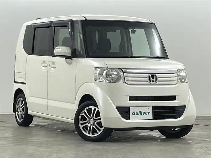 新着情報“Ｎ－ＢＯＸカスタム2トーンカラースタイル G特別仕様車ターボSSパッケージ”2014年式プレミアムホワイトパール入荷しました！