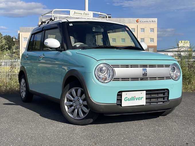 新着情報“アルトラパンX 全方位モニター付メモリーナビゲーション装着車”2015年式フレンチミントパールメタリック入荷しました！