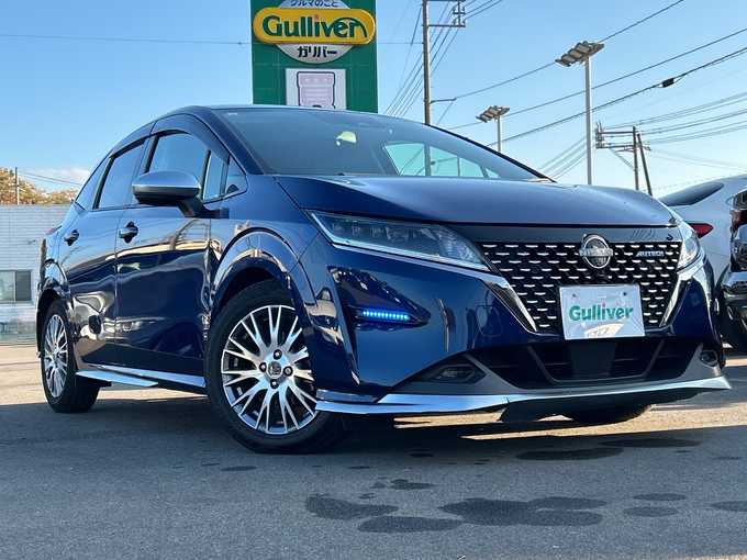 新着情報“ノートオーテック”2021年式オーロラフレアブルーパール入荷しました！