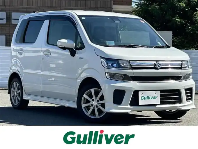 新着情報“ワゴンＲハイブリッドFZ セーフティパッケージ装着車”2018年式ピュアホワイトP入荷しました！