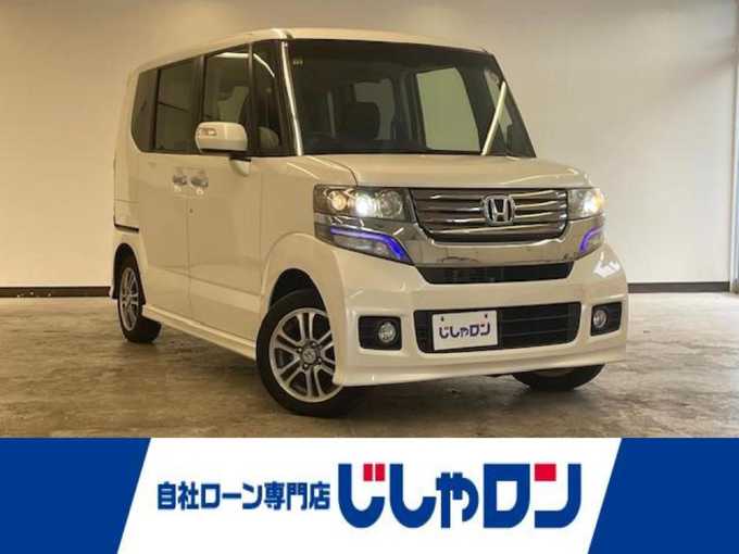 新着情報“Ｎ－ＢＯＸカスタムG特別仕様車SSパッケージ”2014年式プレミアムホワイトパール入荷しました！