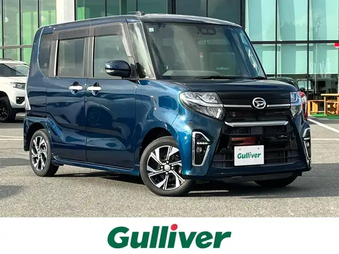 新着情報“タントカスタムX”2019年式レーザーブルークリスタルシャイン入荷しました！