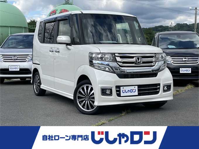 新着情報“Ｎ－ＢＯＸカスタムG・ターボLパッケージ”2015年式プレミアムホワイトパールⅡ入荷しました！