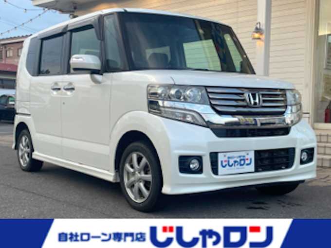 新着情報“Ｎ－ＢＯＸカスタムG・Aパッケージ”2014年式プレミアムホワイトパール入荷しました！
