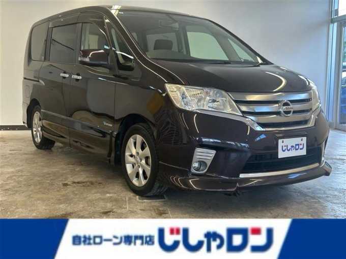 新着情報“セレナハイウェイスター S－ハイブリッド Vエアロモード”2013年式オーロラモーヴ入荷しました！