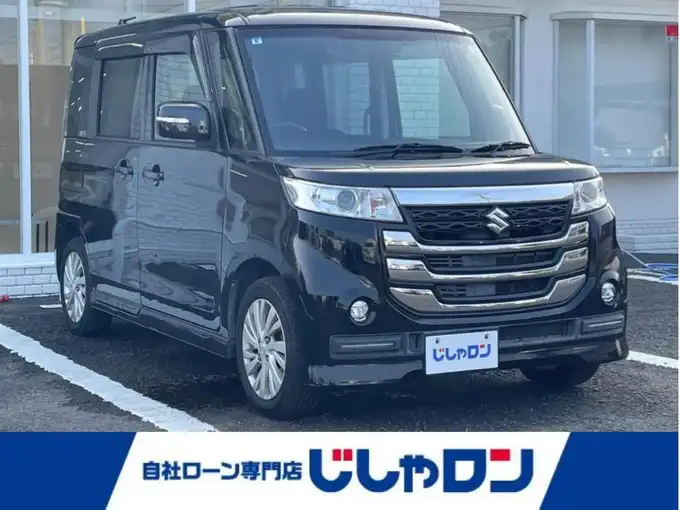 新着情報“スペーシアカスタムＺベースグレード デュアルカメラブレーキサポート ユーティリティーパッケージ装着車”2017年式ブルーイッシュブラックパール3入荷しました！