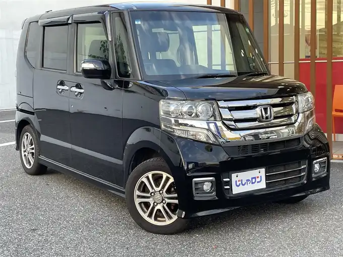 新着情報“Ｎ－ＢＯＸカスタムG・ターボLパッケージ”2017年式黒入荷しました！