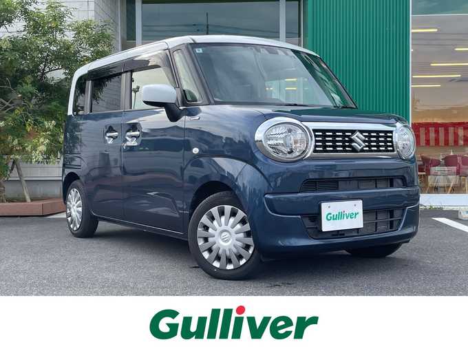 新着情報“ワゴンＲスマイルハイブリッドS”2021年式インディゴブルーメタリック/ホワイト2トーン入荷しました！