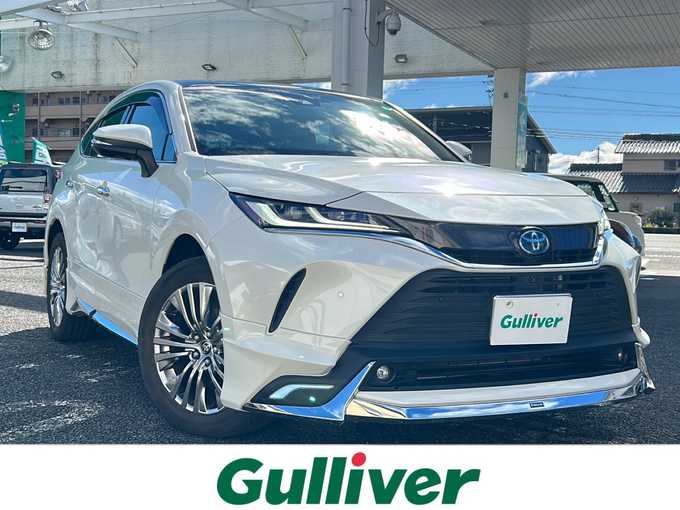 新着情報“ハリアーハイブリッドZ レザーパッケージ”2021年式ホワイトパールクリスタルシャイン入荷しました！