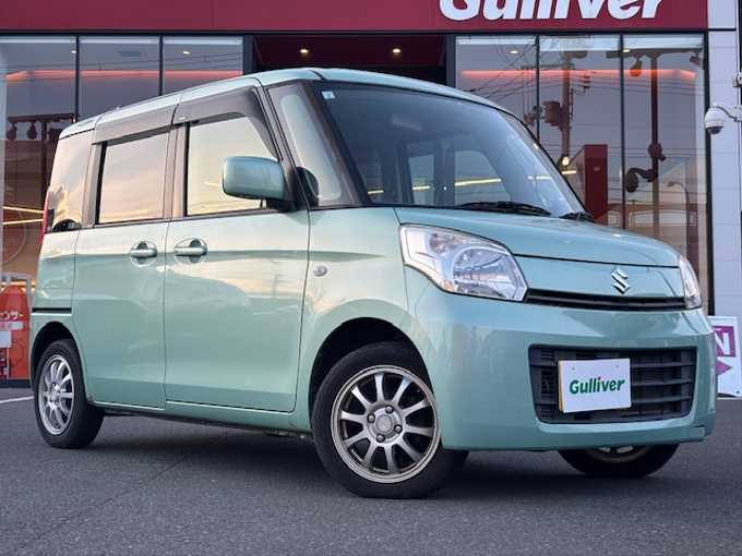 新着情報“スペーシアXスマートフォン連携ナビゲーション装着車”2013年式フォレストアクアメタリック入荷しました！