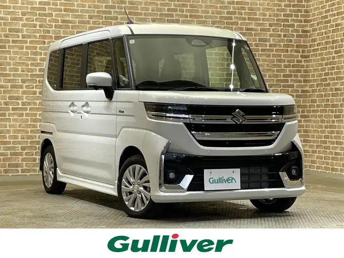 新着情報“スペーシアカスタムハイブリッドGS”2024年式ピュアホワイトP入荷しました！