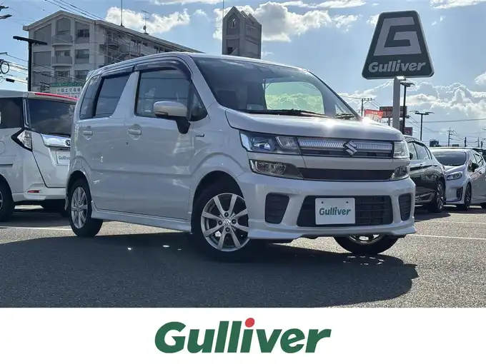 新着情報“ワゴンＲハイブリッドFZ セーフティパッケージ装着車”2019年式ピュアホワイトP入荷しました！