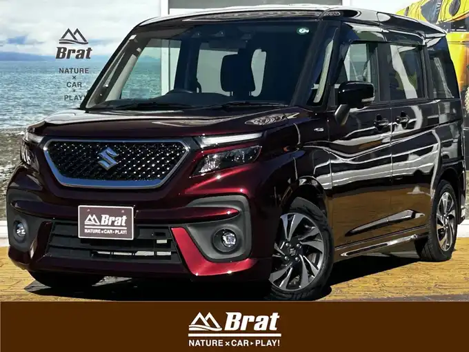 新着情報“ソリオバンディットハイブリッドMV”2021年式メロウディープレッドパール/ブラック入荷しました！