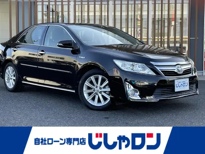 新着情報“カムリハイブリッド レザーパッケージ”2013年式アティチュードブラックマイカ入荷しました！