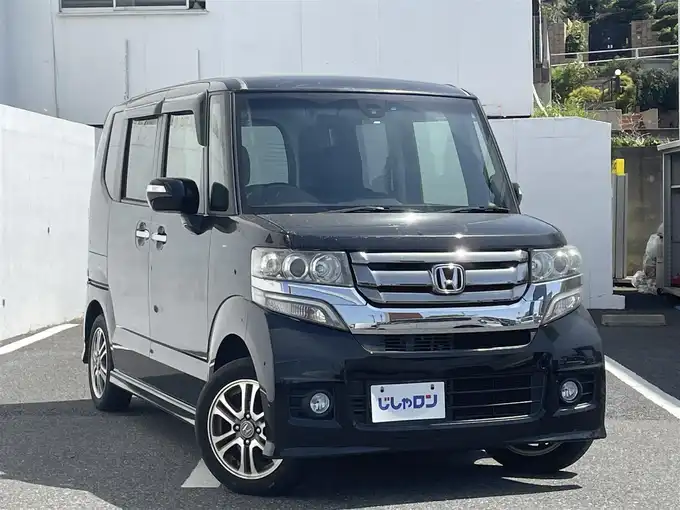 新着情報“Ｎ－ＢＯＸカスタムG・Lパッケージ特別仕様車SSパッケージ”2015年式スマートブラック入荷しました！