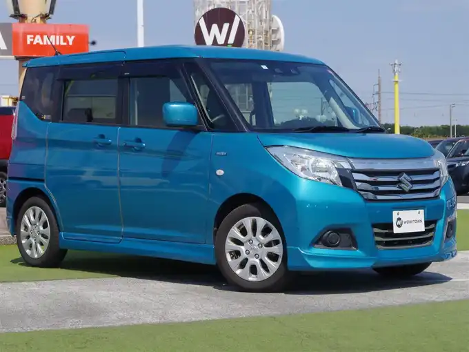 新着情報“ソリオハイブリッドMX スズキセーフティサポート装着車”2020年式ネオンブルーM入荷しました！