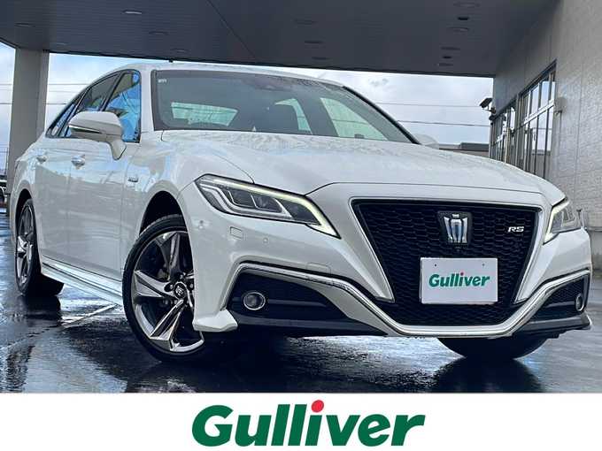 新着情報“クラウンハイブリッドRSアドバンス Four”2018年式ホワイトパールクリスタルシャイン入荷しました！