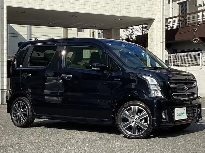 新着情報“ワゴンＲスティングレーハイブリッドT”2022年式ブルーイッシュブラックパール3入荷しました！