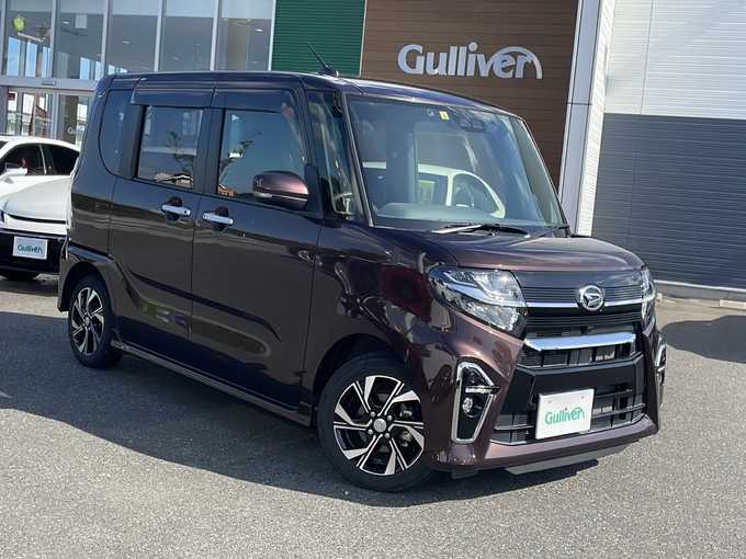 新着情報“タントカスタム X”2019年式プラムブラウンクリスタルマイカ入荷しました！