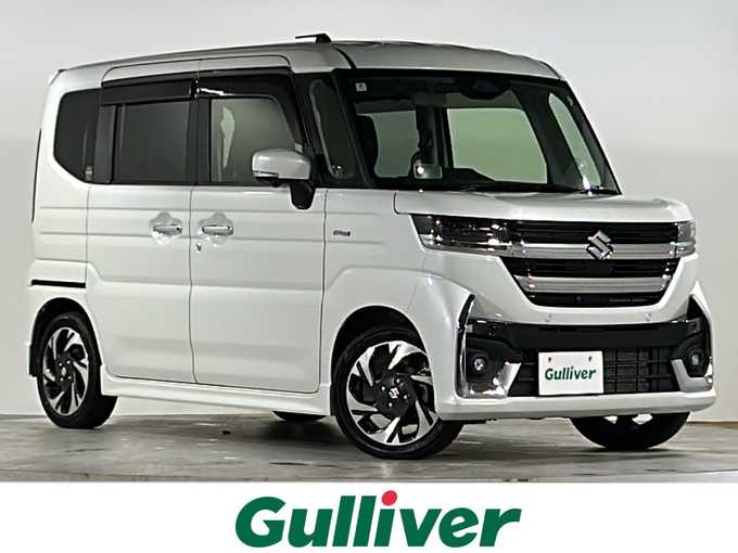 新着情報“スペーシアカスタムハイブリッドXSターボ”2024年式ピュアホワイトP入荷しました！