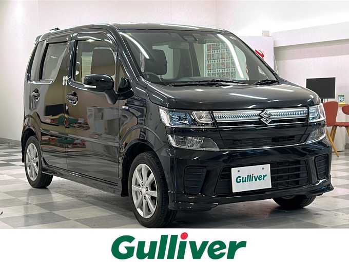 新着情報“ワゴンＲハイブリッドFZ セーフティパッケージ装着車”2018年式ブルーイッシュブラックパール3入荷しました！