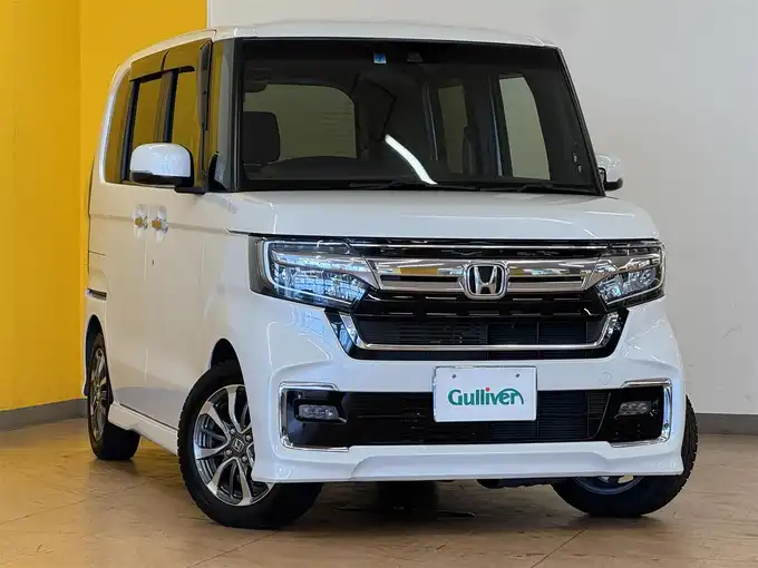 新着情報“Ｎ－ＢＯＸカスタムL”2021年式プラチナホワイトパール入荷しました！
