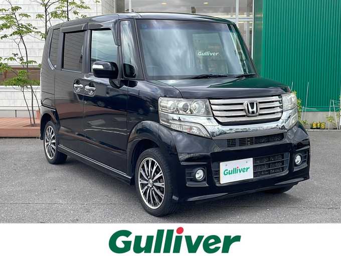 新着情報“Ｎ－ＢＯＸカスタムG特別仕様車ターボSSパッケージ”2013年式クリスタルブラックパール入荷しました！