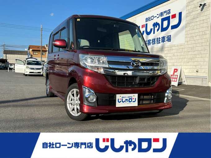 新着情報“タントカスタムX スマートセレクションSA”2014年式ファイアークォーツレッドM入荷しました！