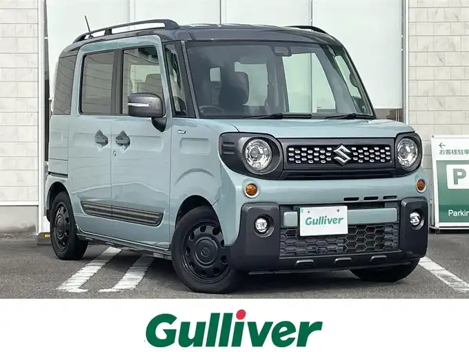 新着情報“スペーシアギアハイブリッドXZ ターボ”2020年式オフブルーメタリック/ガンメタリック2トーンルーフ入荷しました！