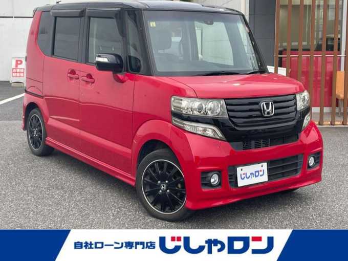 新着情報“Ｎ－ＢＯＸカスタムG・ターボAパッケージ”2014年式ミラノレッド入荷しました！