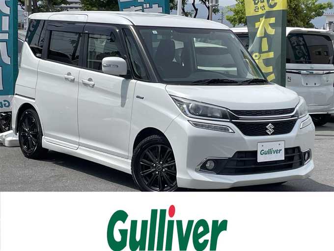 新着情報“ソリオバンディットハイブリッドMV デュアルカメラブレーキサポート装着車”2017年式ピュアホワイトP入荷しました！