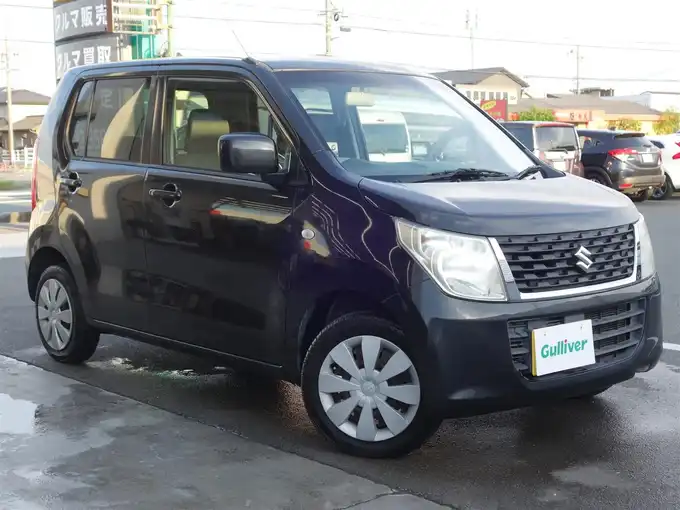 新着情報“ワゴンＲFX（レーダーブレーキサポート セットオプション装着車）”2014年式ブルーイッシュブラックパール3入荷しました！