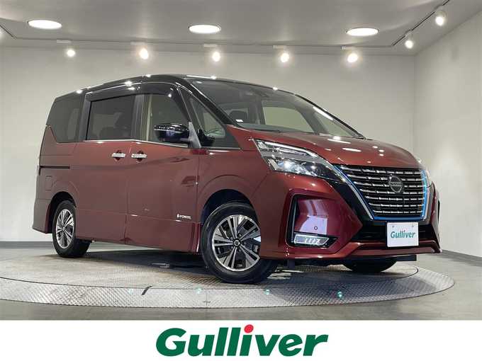 新着情報“セレナe－パワー ハイウェイスターV”2021年式マルーンレッド 2トーン入荷しました！