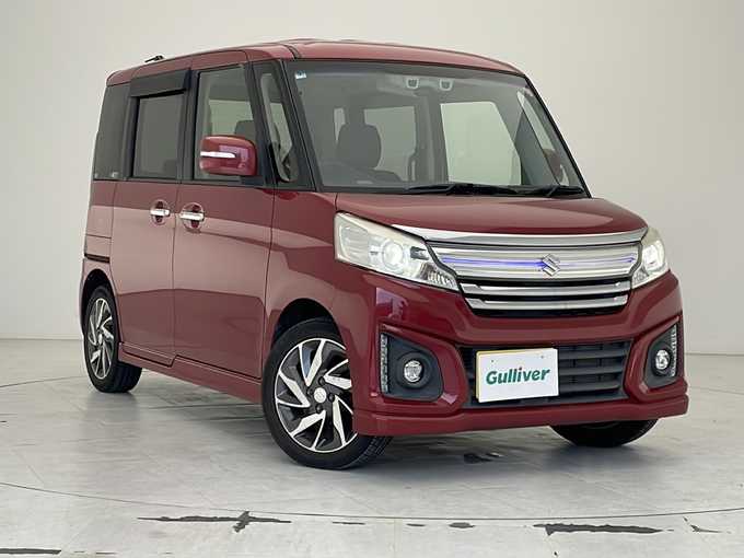 新着情報“スペーシアカスタムXS デュアルカメラブレーキサポート装着車”2016年式フェニックスレッドパール入荷しました！