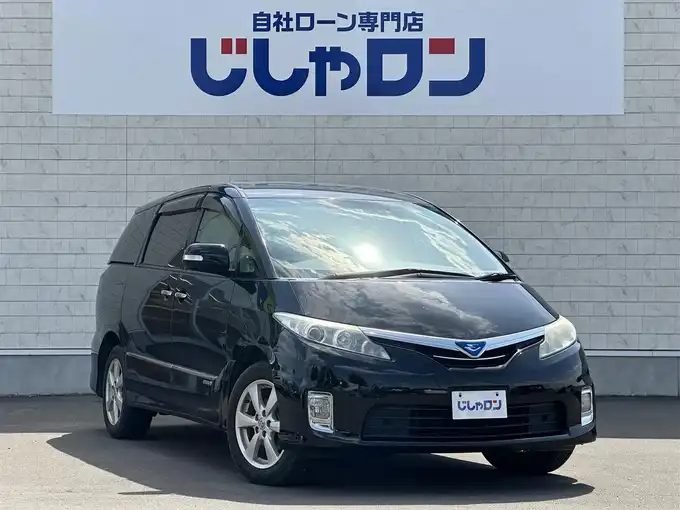 新着情報“エスティマハイブリッドX”2012年式ブラック入荷しました！