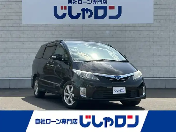 新着情報“エスティマハイブリッドX”2012年式ブラック入荷しました！