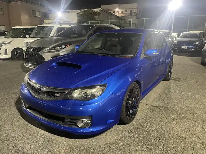 新着情報“インプレッサWRX STI 17インチタイヤ仕様”2008年式WRブルーマイカ入荷しました！