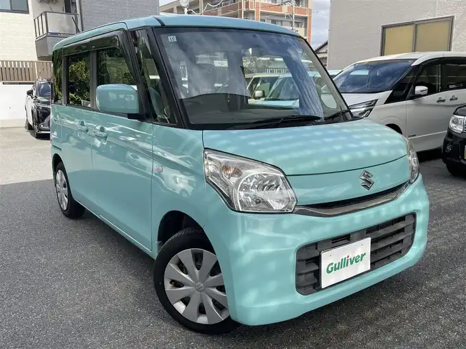 新着情報“スペーシアX デュアルカメラブレーキサポート装着車”2015年式フレンチミントPM入荷しました！