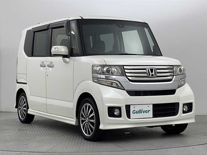 新着情報“Ｎ－ＢＯＸカスタムG・ターボAパッケージ”2014年式プレミアムホワイトパール入荷しました！