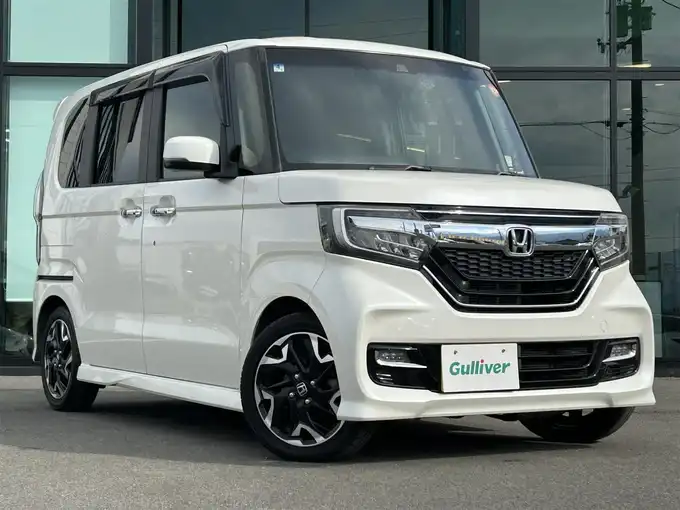 新着情報“Ｎ－ＢＯＸカスタムG・Lターボホンダセンシング”2018年式プレミアムホワイトパールⅡ入荷しました！