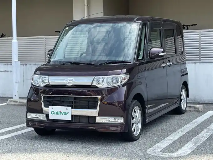 新着情報“タントカスタムXリミテッド”2008年式ミスティックレッドクリスタルメタリック入荷しました！